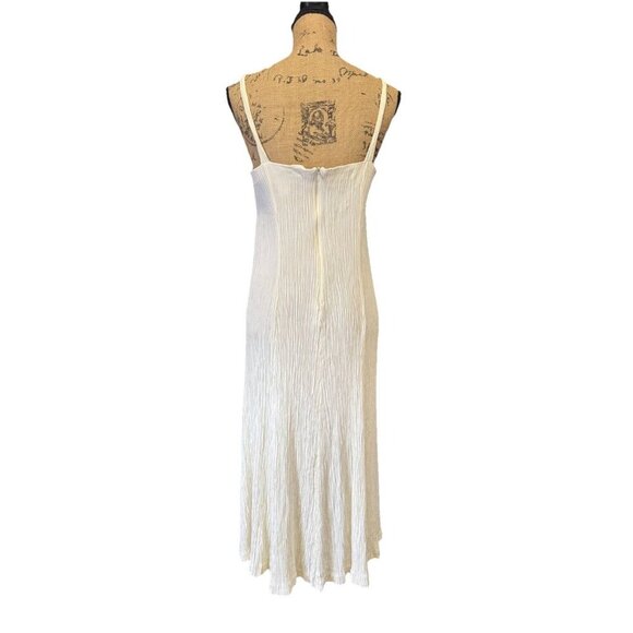 VINTAGE Bodycon Slip Dress Stretchy Flowers Coquette Cottagecore Y2k Boho 16W - Picture 3 of 9
